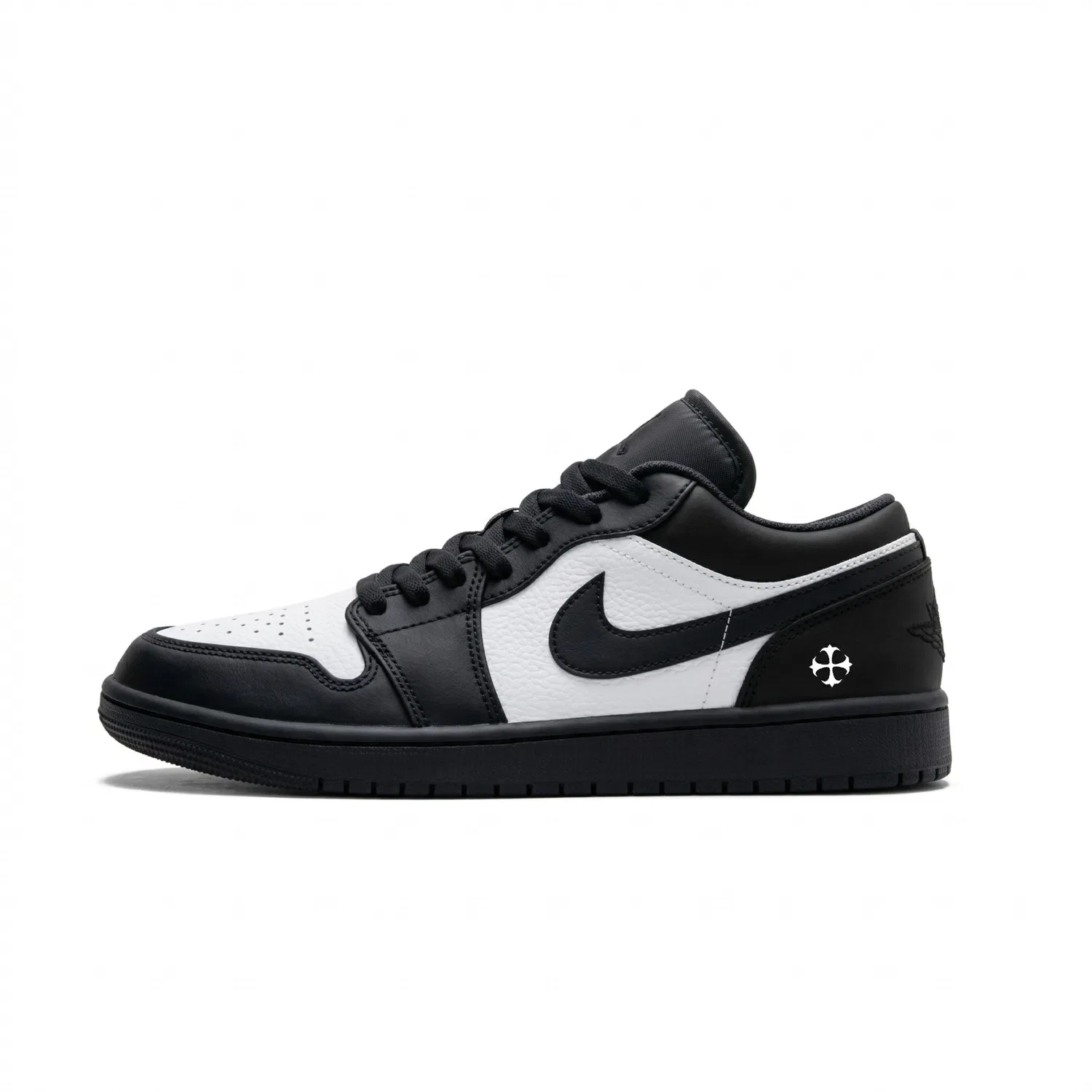 Кроссовки баскетбольные Vintage Jordan Air Jordan 1 Low Black White