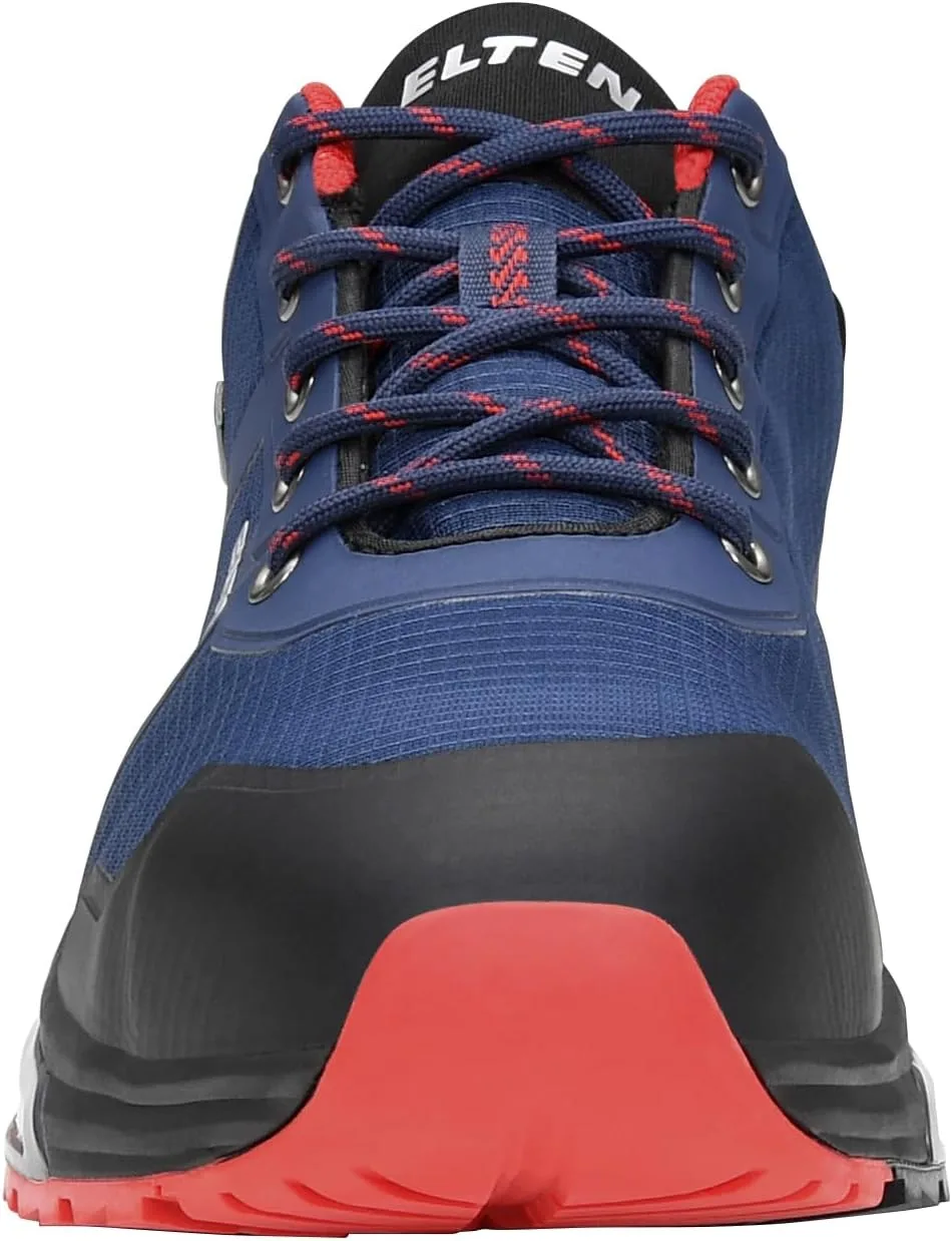 Защитные ботинки ELTEN Bente XXE GTX Blue Low ESD S3, для мужчин и женщин, текстиль, стальной защитный носок, легкие, спортивные, синий — фото 4