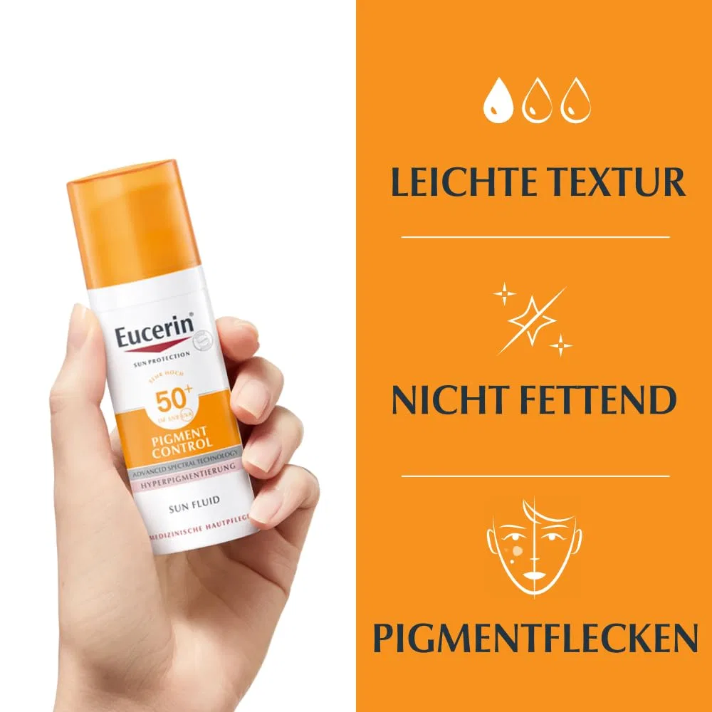 Солнцезащитный флюид для лица «Pigment Control» SPF 50+ 50 мл от Eucerin Eucerin — фото 3