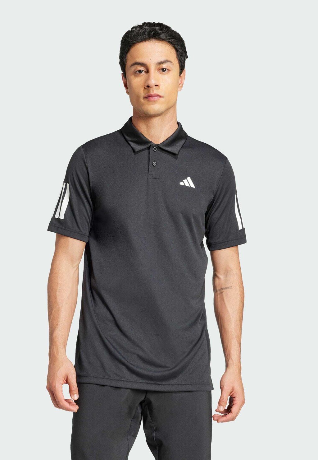 

Рубашка поло CLUB 3 STRIPES adidas Performance, черный