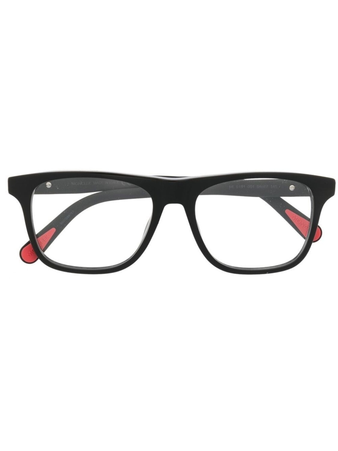 

Moncler Eyewear очки в прямоугольной оправе, черный