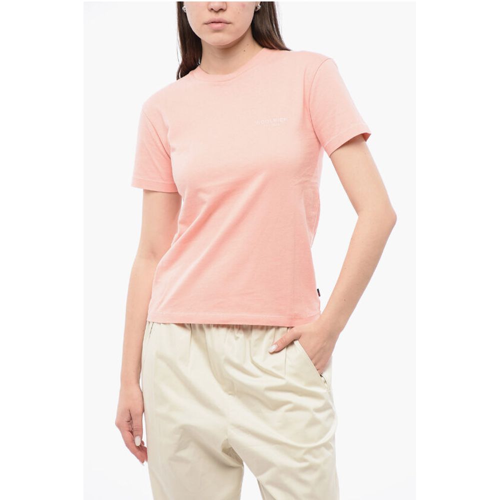 

Футболка из монохромного хлопка с круглым вырезом Woolrich, Multicolor