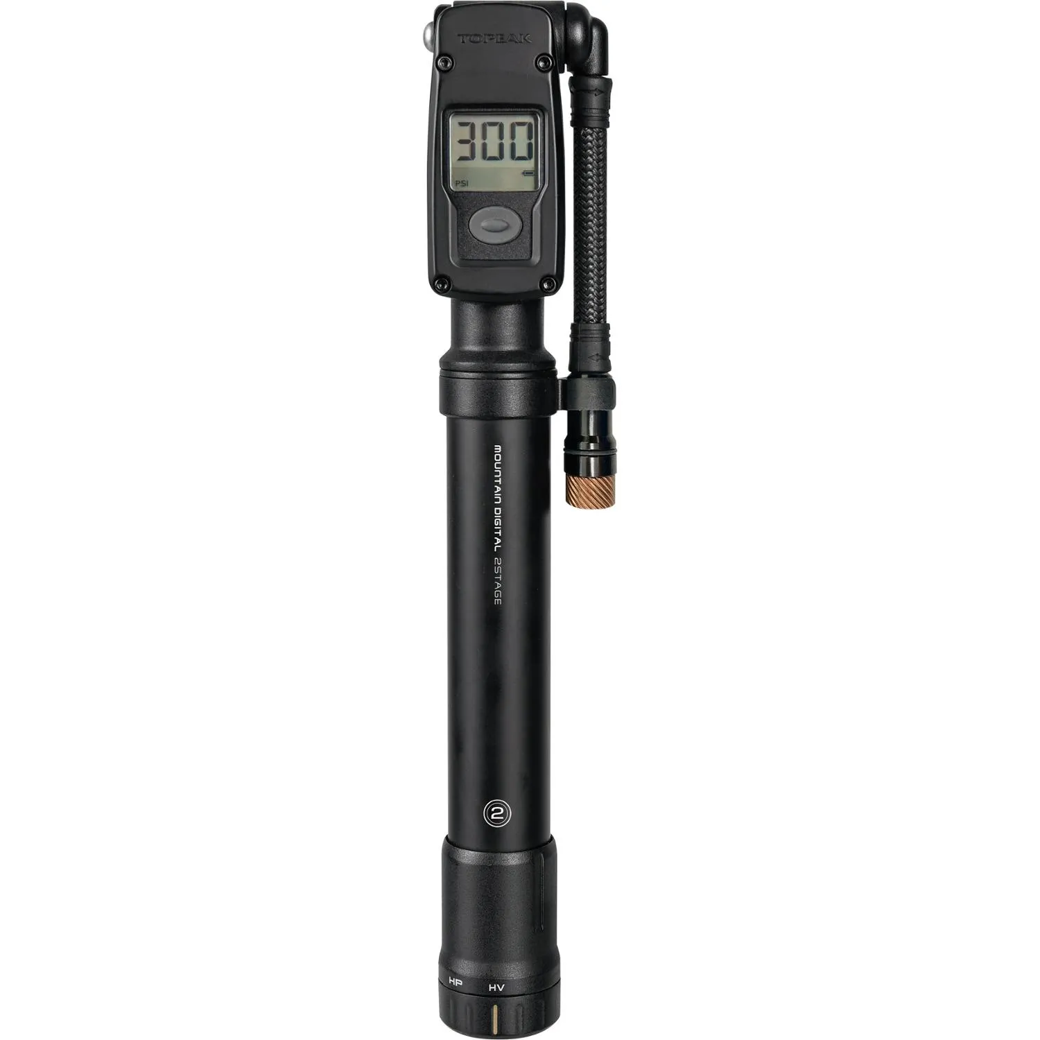 

Горный цифровой двухступенчатый насос для амортизаторов и шин Topeak, Black