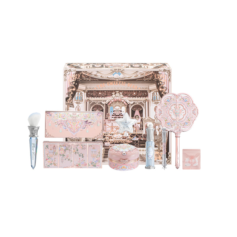 

Набор для макияжа: жидкая помада, румяна и тени для век глянцевая помада натуральный оттенок Flower Knows, peach blossom reflections