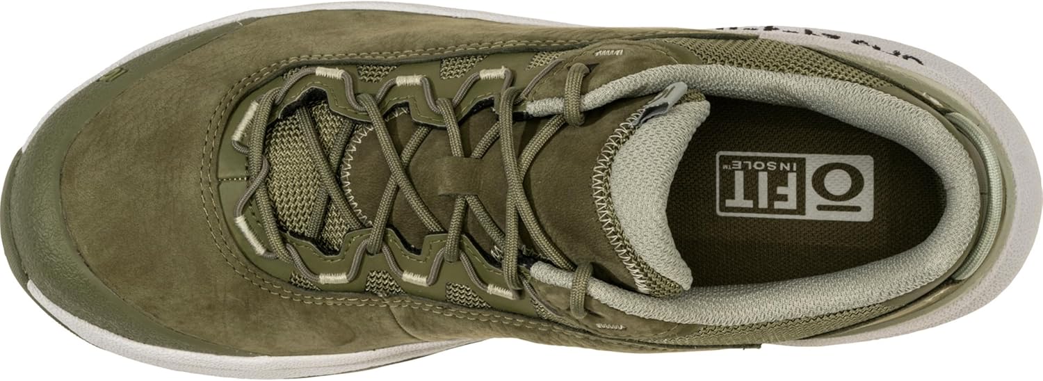 Мужские походные ботинки Oboz Cottonwood Low B-DRY, оливковый — фото 2
