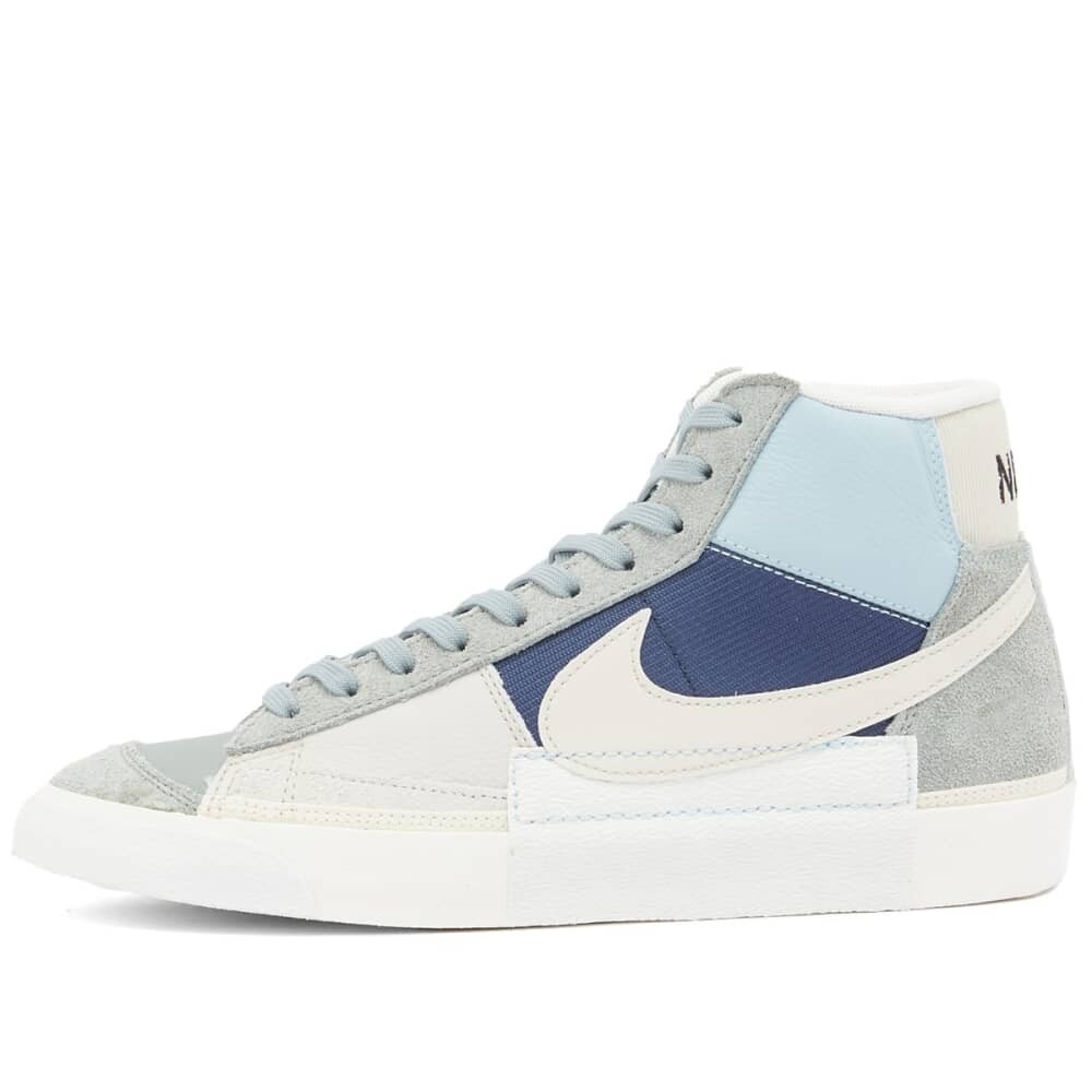 

Кроссовки Nike Blazer Mid '77 Pro Club, белый/серый/синий/голубой