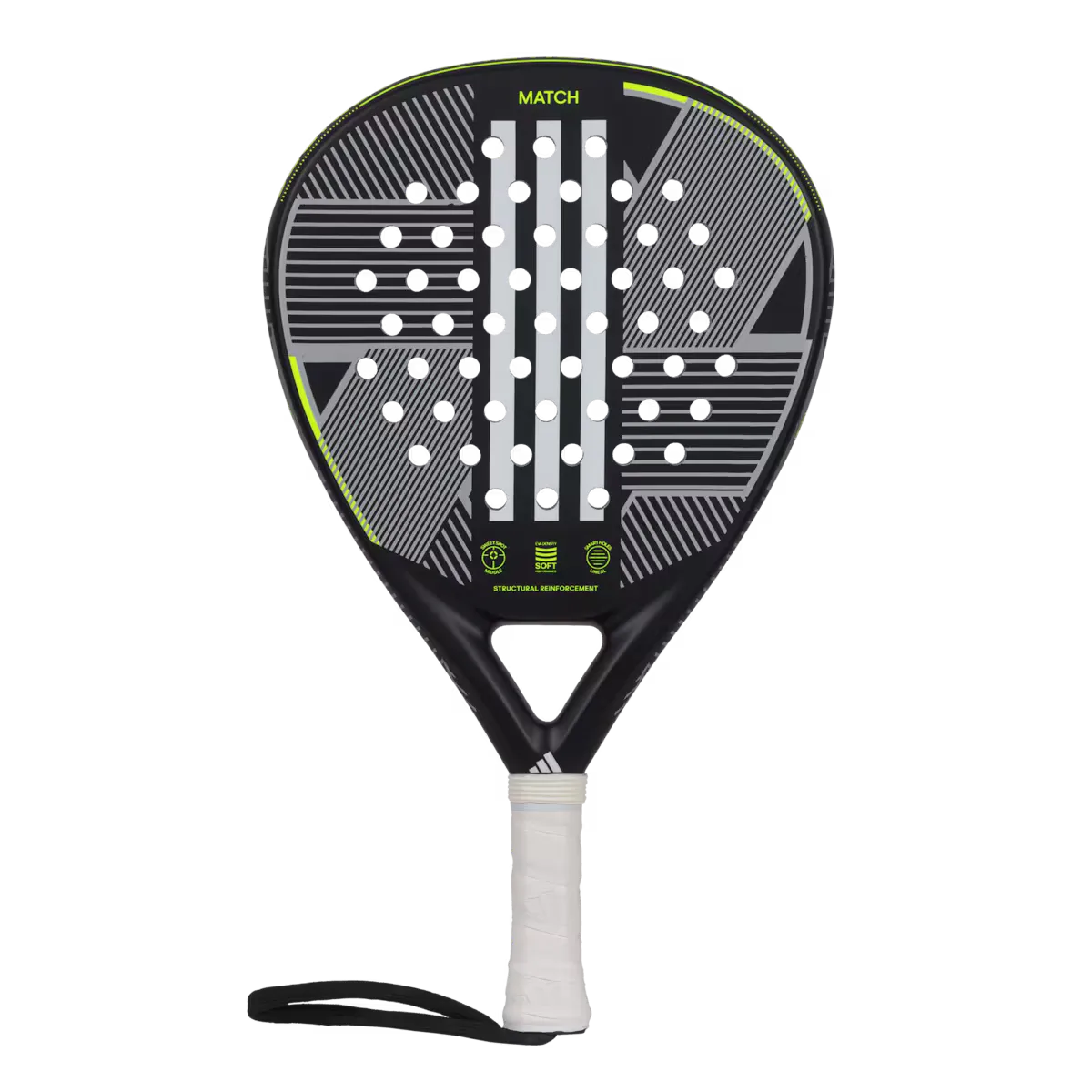 

Ракетка для паделя Adidas Match 3.3 Black/Lime, желтый