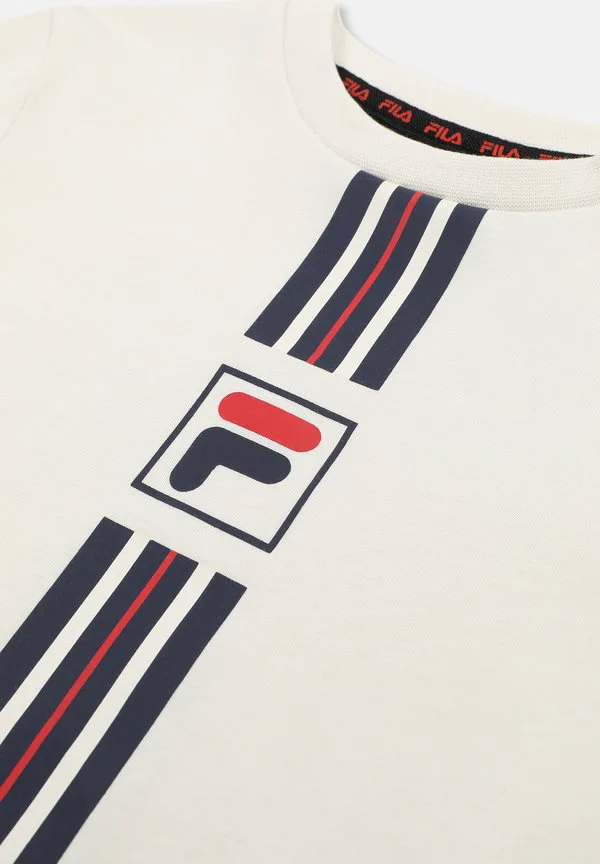Одежда montereggi, обычная футболка heritage с принтом в виде ленты. Fila, Egret — фото 3