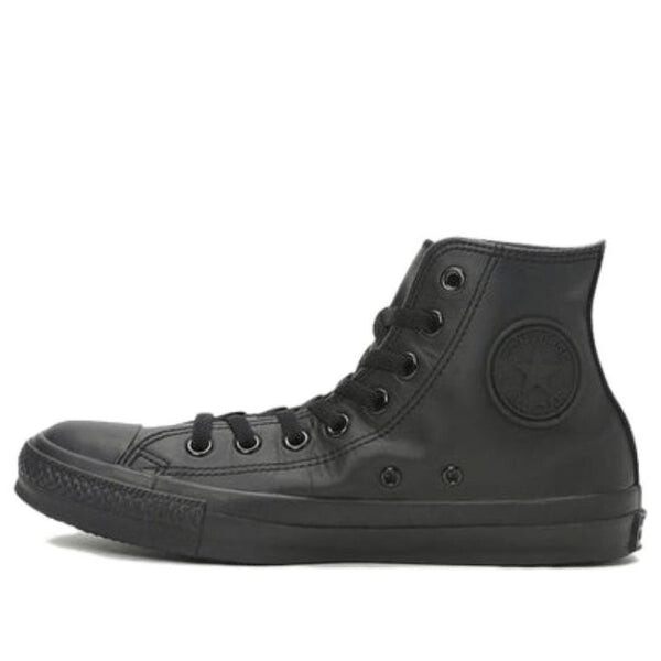 

Кроссовки all star leather high top 'black' Converse, черный