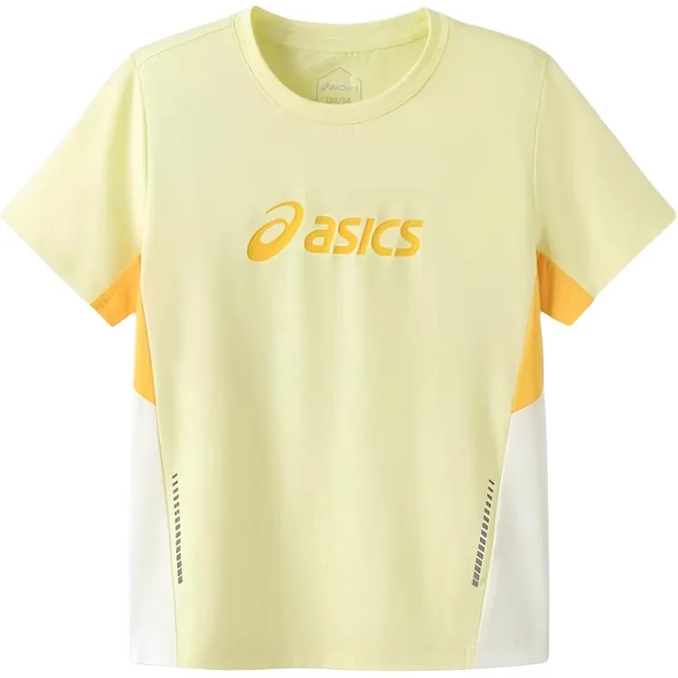 Футболка с круглым вырезом для школьников ASICS, 3000 Yellow