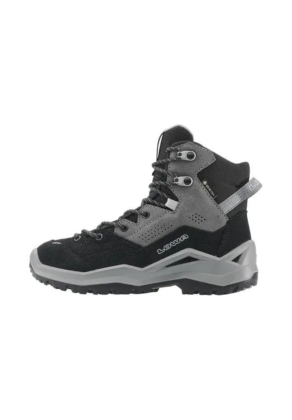 Кроссовки горные Wandax GTX Mid JR Mountain Shoes Lowa, черно-серый