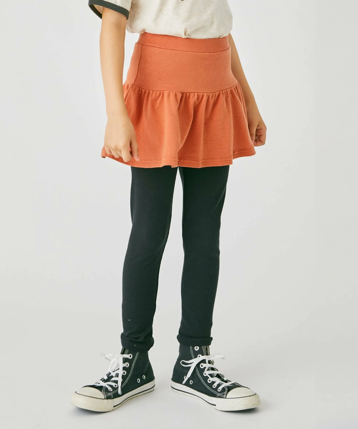 Юбка Эластичные юбки (со сборками) Ever Closet, Orange B