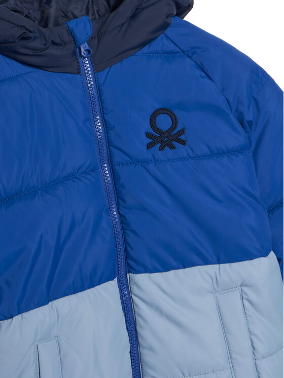 Зимняя куртка regular fit 2WU0GN02W United Colors Of Benetton, синий — фото 3