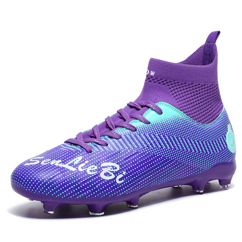 

Футбольные бутсы для детей и подростков с высокой амортизацией и износостойкостью D&W, фиолетовый