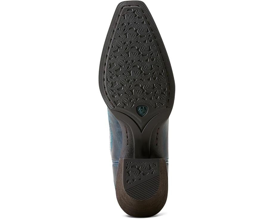 Сапоги женские Ariat Round Up Collins ковбойский с вышивкой, синий — фото 3