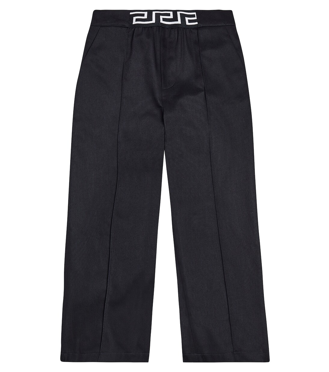 

Брюки из хлопка греки Versace Kids, синий