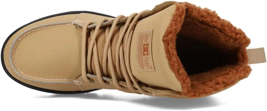 Мужские лодочные туфли DC Shoes Woodland, черный/бежевый — фото 4