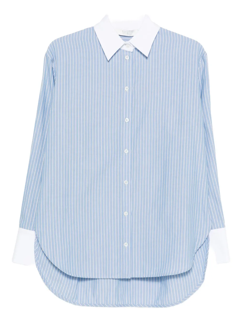 

Полосатая рубашка Tela, синий