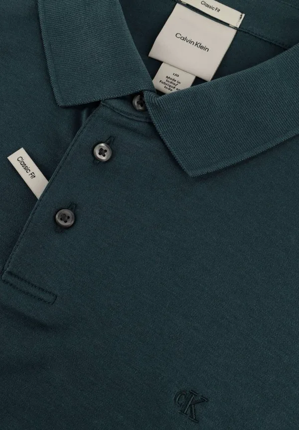 Рубашка-Поло с вышивкой на груди Calvin Klein, Pzm Nearly Navy — фото 3