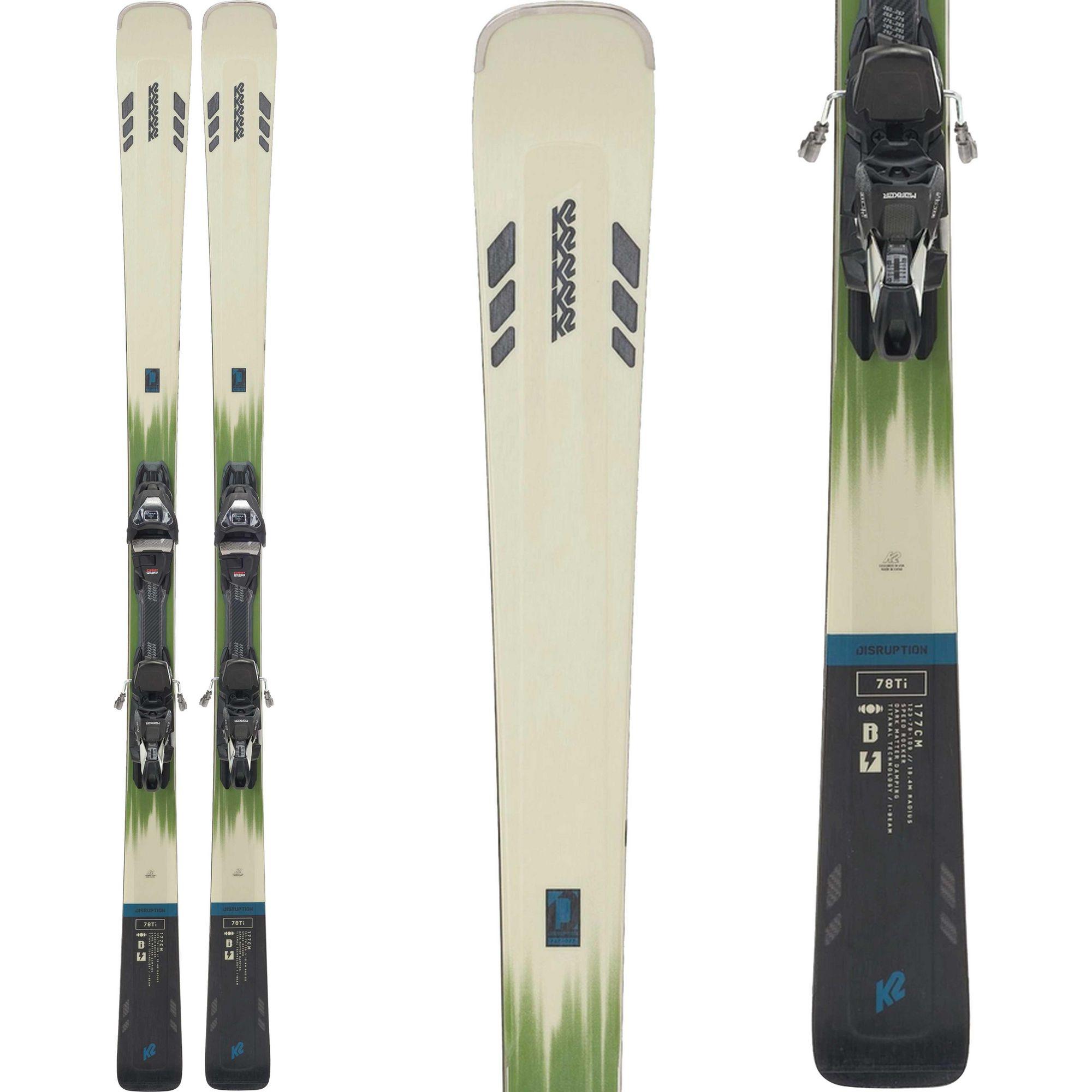 

Мужские лыжи K2 Disruption 78Ti с креплениями Marker MXC 12 TCx '24 K2 Skis, Blue