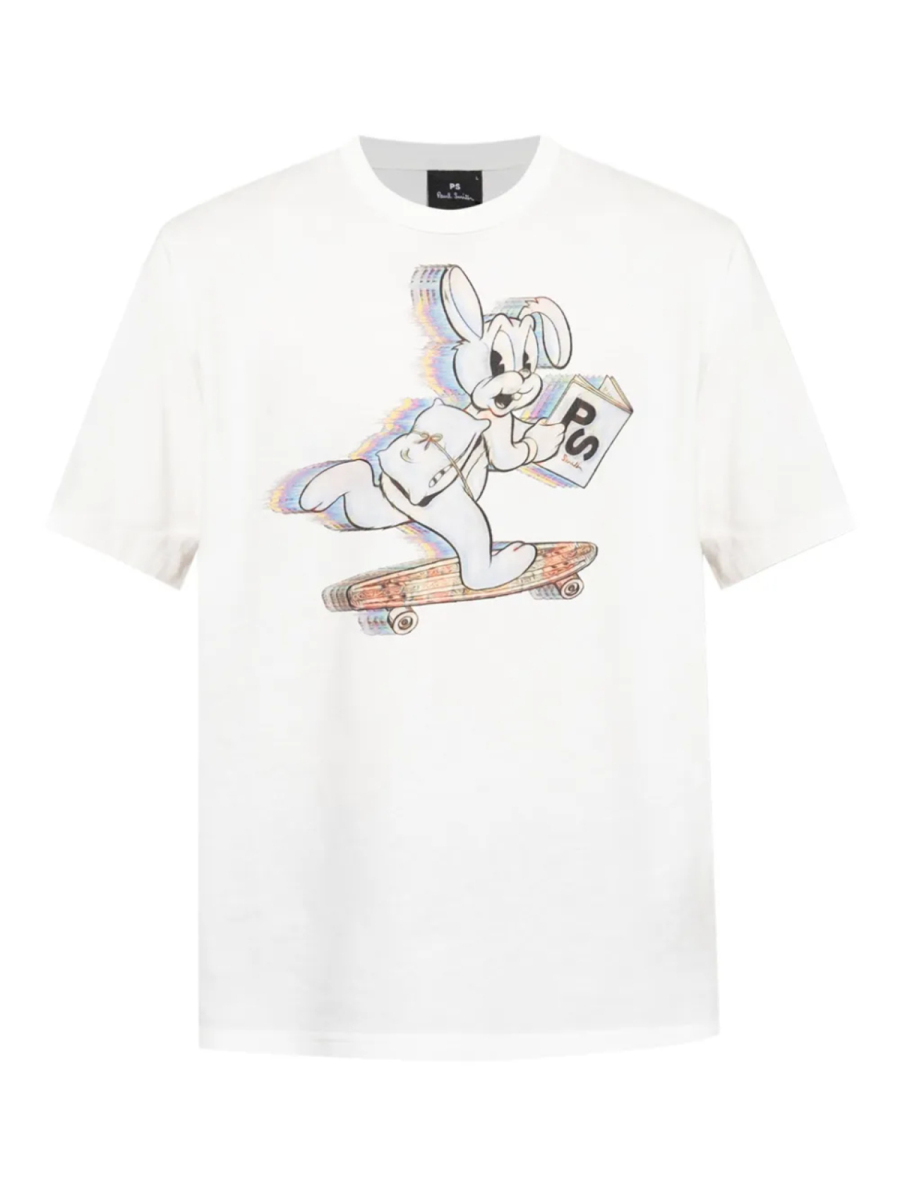 

Футболка с принтом Skate Bunny PS Paul Smith, белый