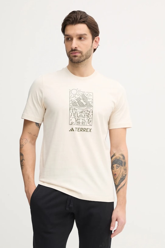 

Футболка Wild Adidas Terrex, бежевый