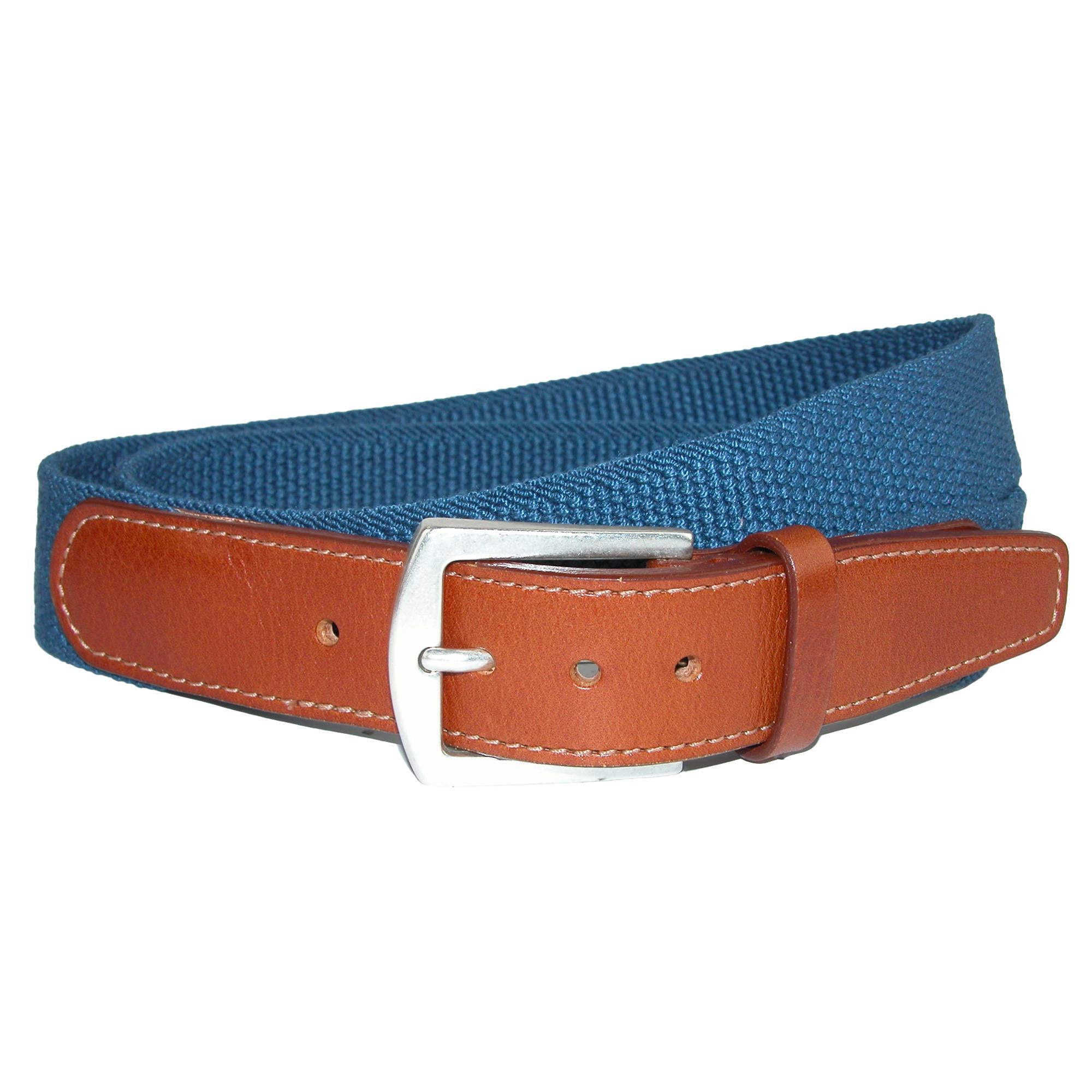 

Эластичный ремень из хлопчатобумажной ткани Newport Pique CrookhornDavis, цвет chambray blue