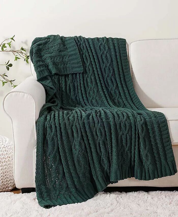

Плед из синели Lifestyle, 51 x 67 дюймов Battilo, зеленый