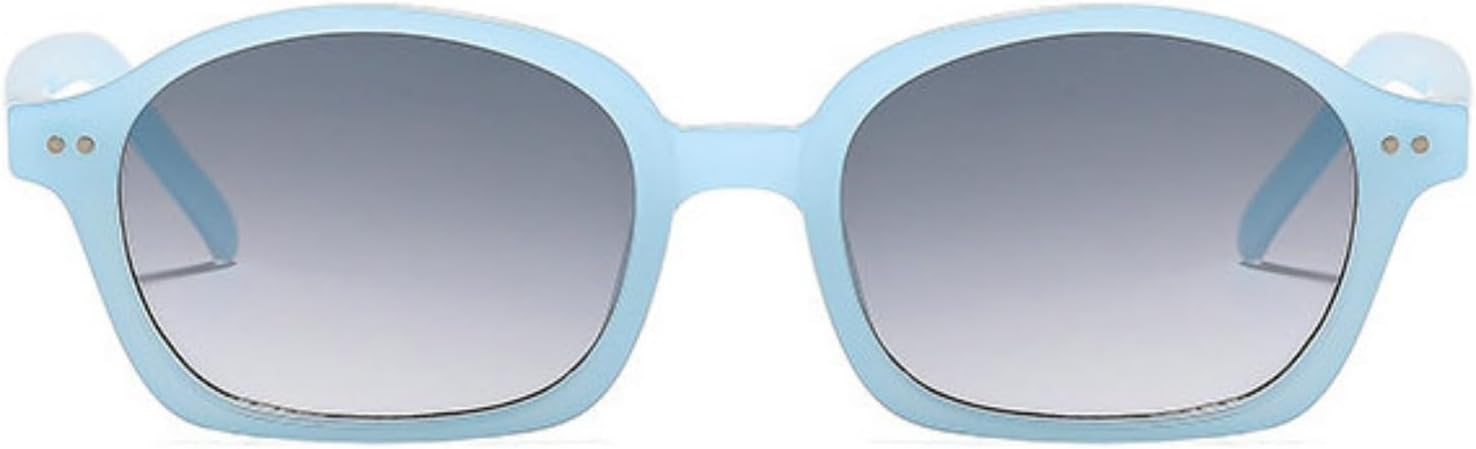 

Винтажные солнцезащитные очки COTIA маленького овального размера для женщин и мужчин, модные солнцезащитные очки конфетных цветов, очки для активного отдыха и путешествий, Blue