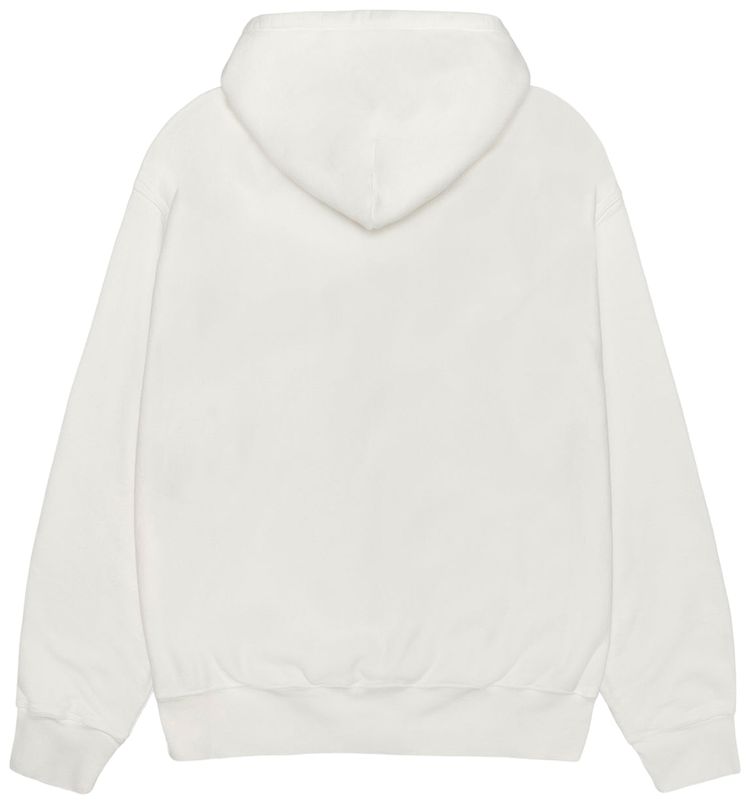 Худи Stussy Smooth Stock, окрашенное пигментами, цвет, кремовый — фото 2