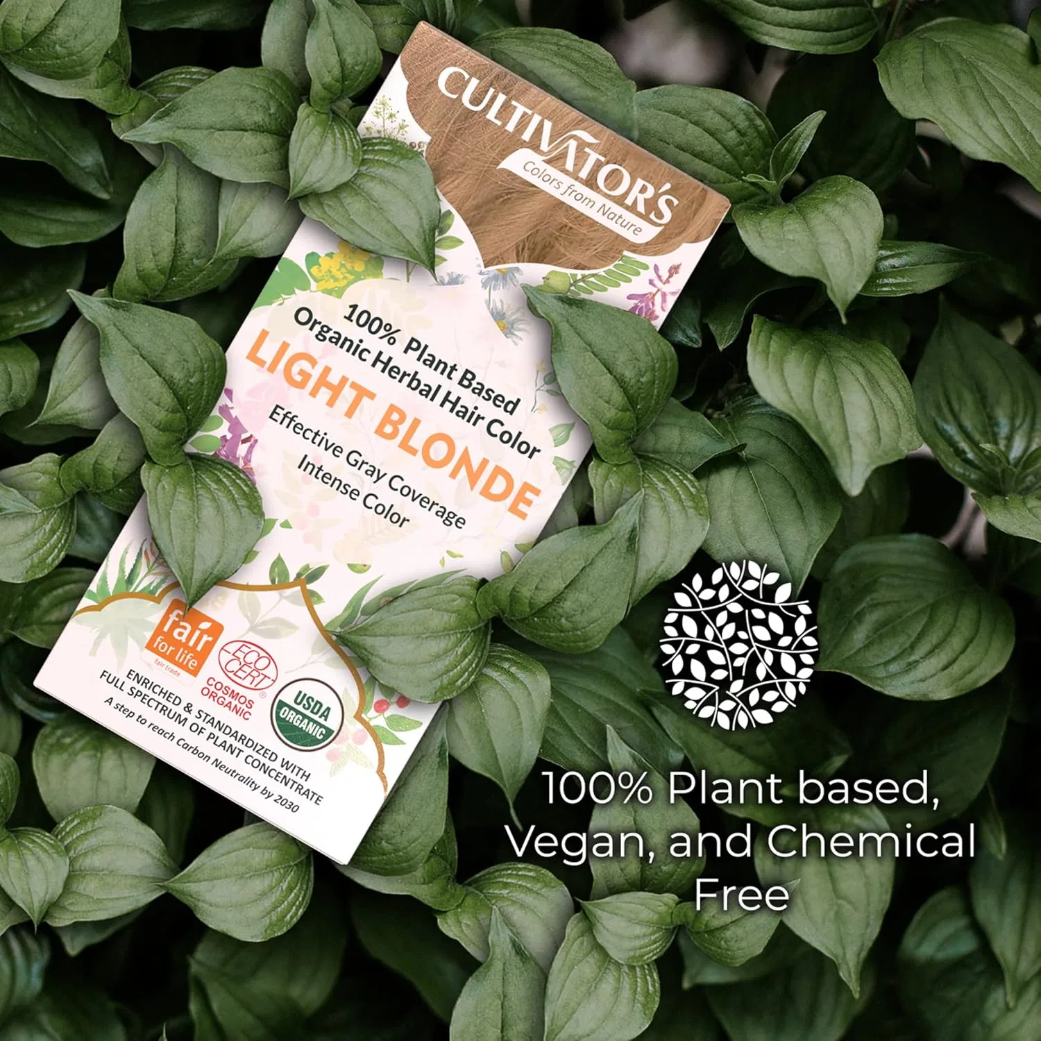 Органическая травяная краска для волос Cultivator's, светло-русый, 100 г Cultivator'S — фото 2