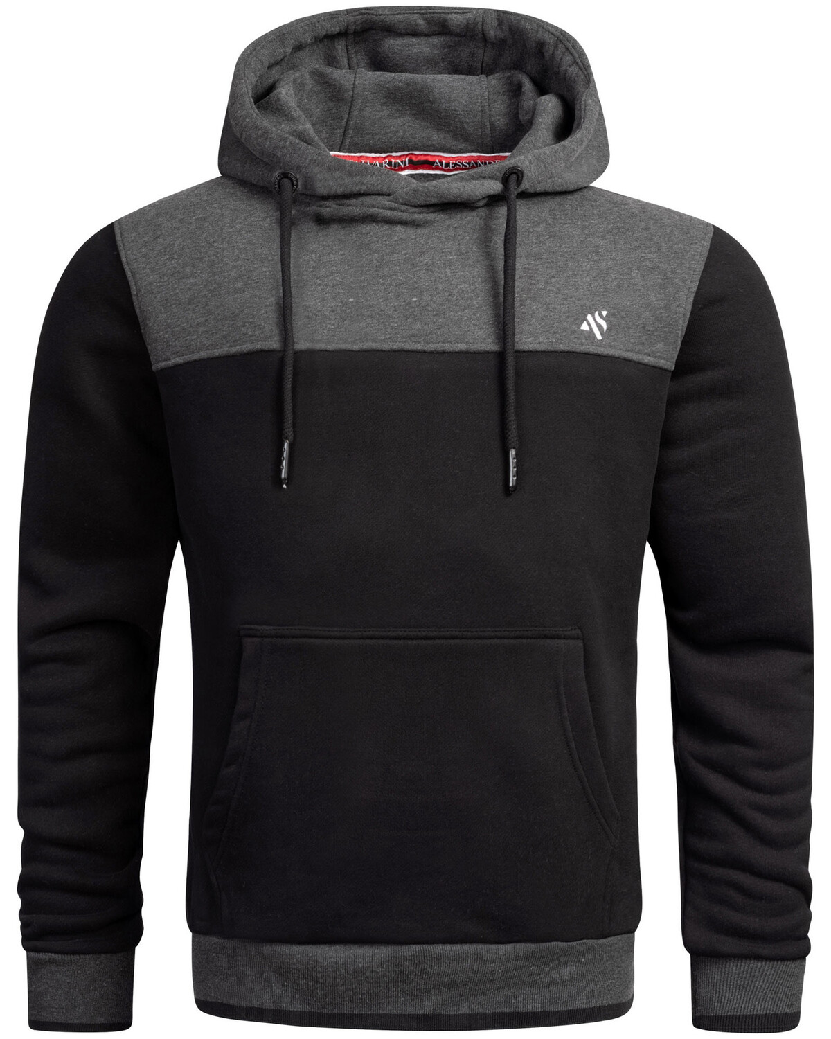 

Толстовка Alessandro Salvarini Kapuzenpullover AS 315, темно-серый