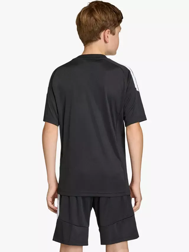 Детская футболка Tiro26 League, черно-белая adidas — фото 2
