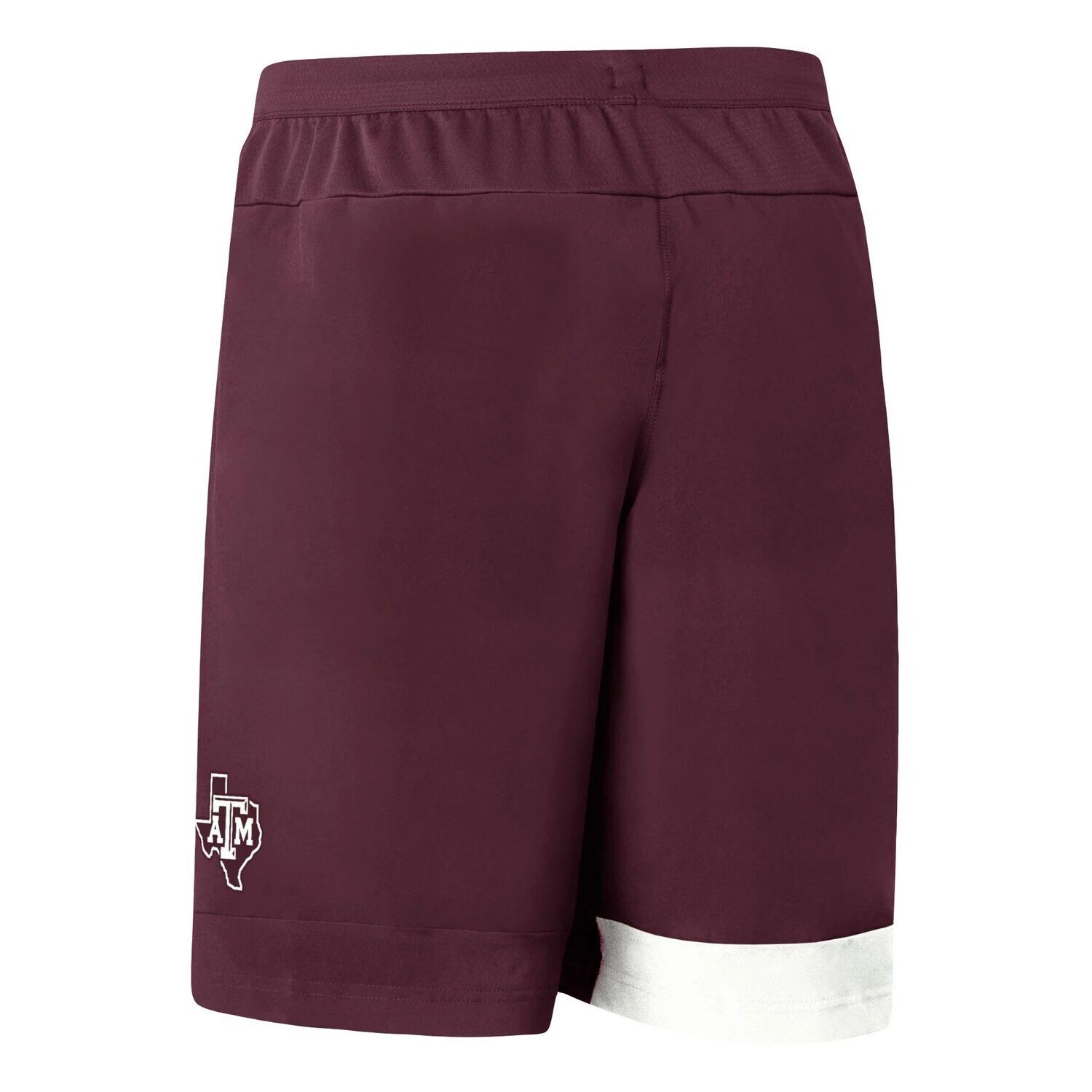 Мужские бордовые тренировочные шорты Texas A&M Aggies adidas — фото 3