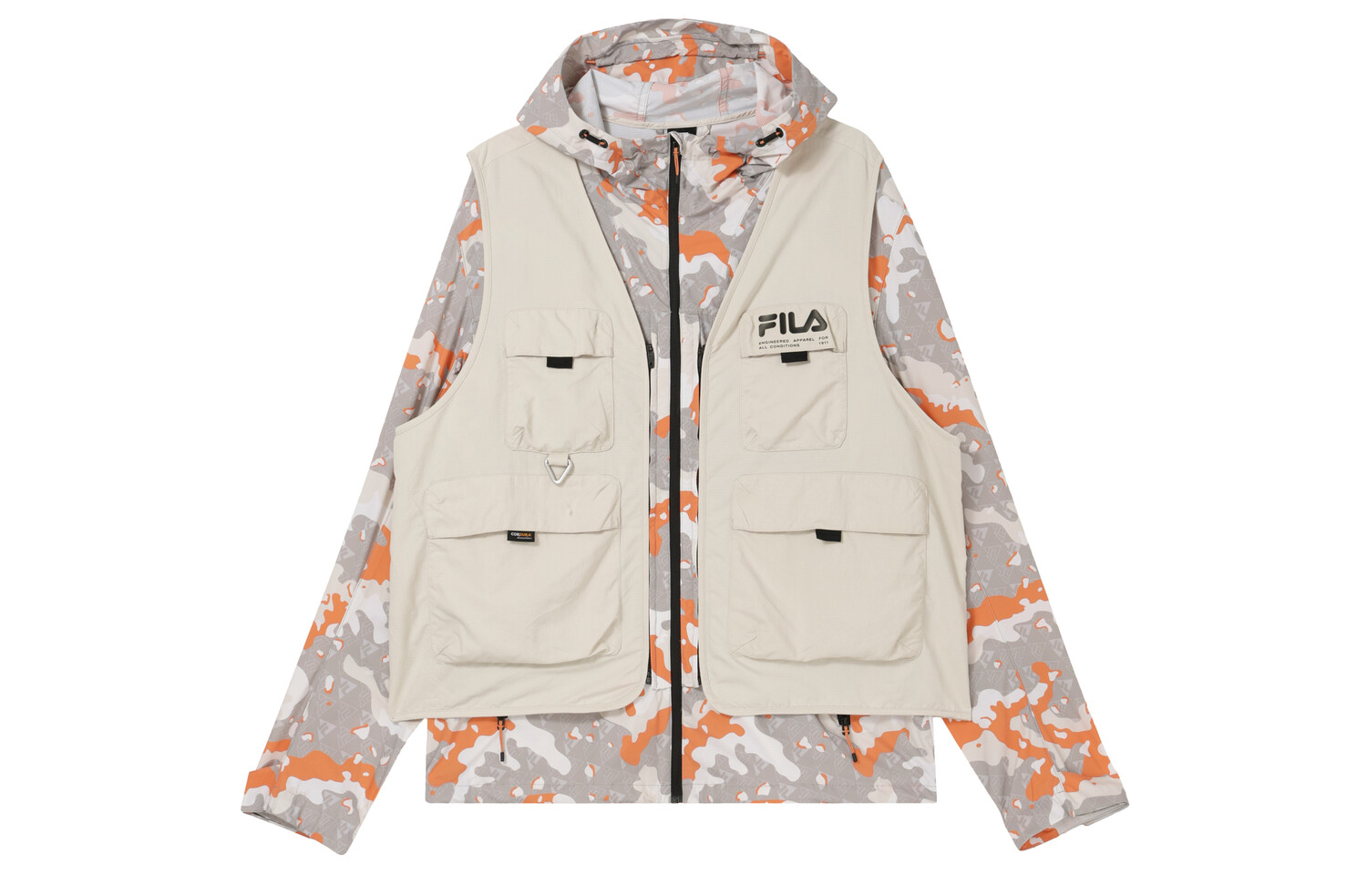 

FILA Мужская джинсовая куртка, цвет Gong beige