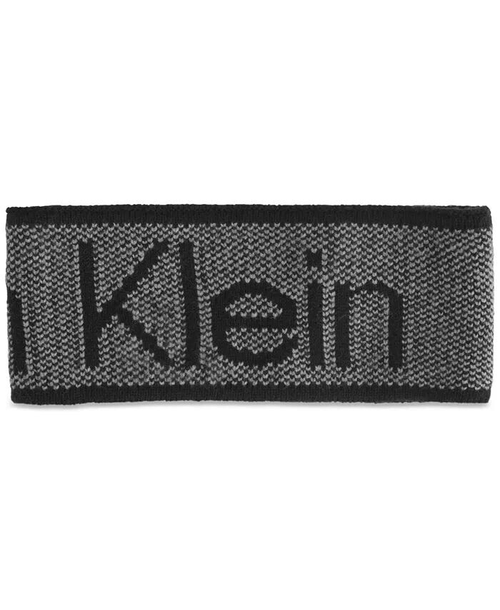 

Вязаная повязка на голову с логотипом Birdseye Calvin Klein, коричневый
