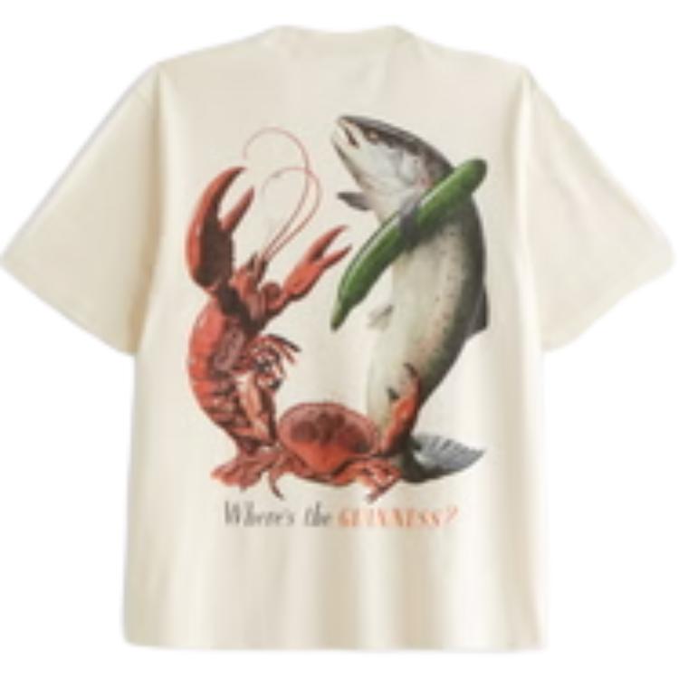 

Футболка мужская Abercrombie＆Fitch, бежевый