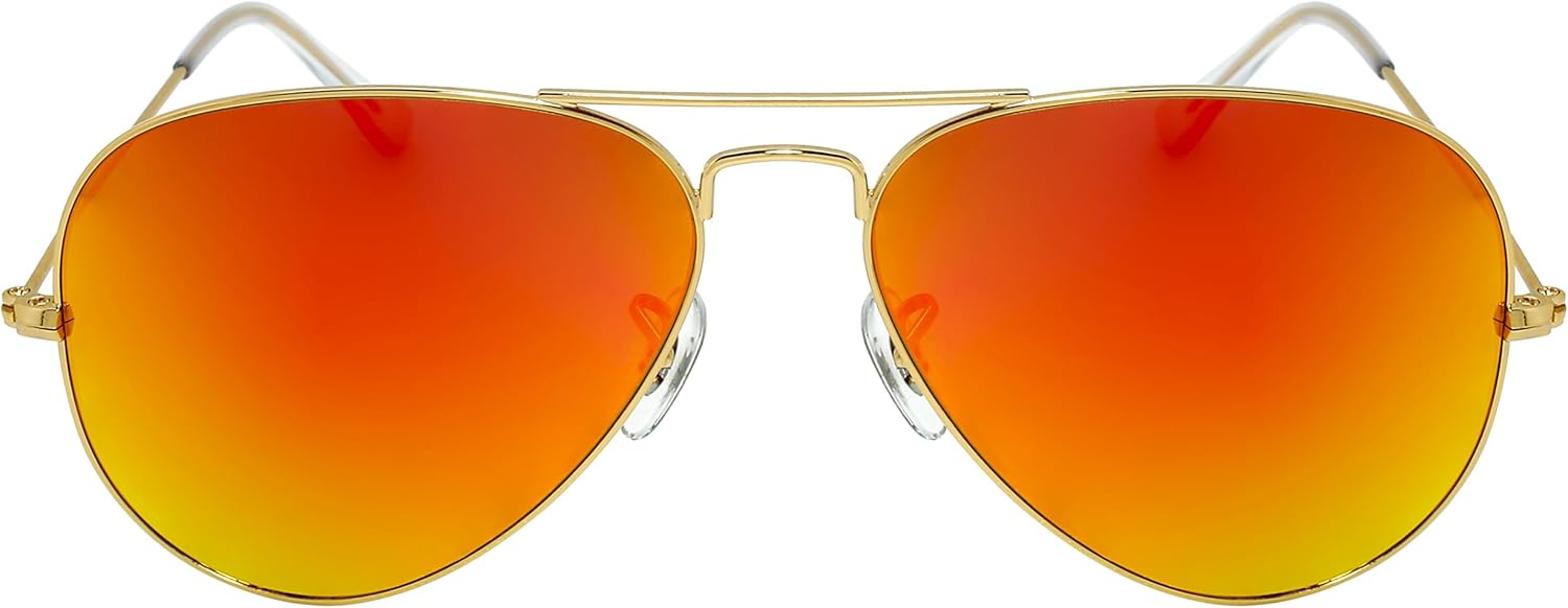 

Высококачественные металлические солнцезащитные очки-авиаторы EDGEIWEAR для мужчин и женщин с маленьким лицом и минеральными линзами премиум-класса QME08-IRRV-3402(G.rrv), Qme08-irrv-3402: Red Glass Mirrored Lens