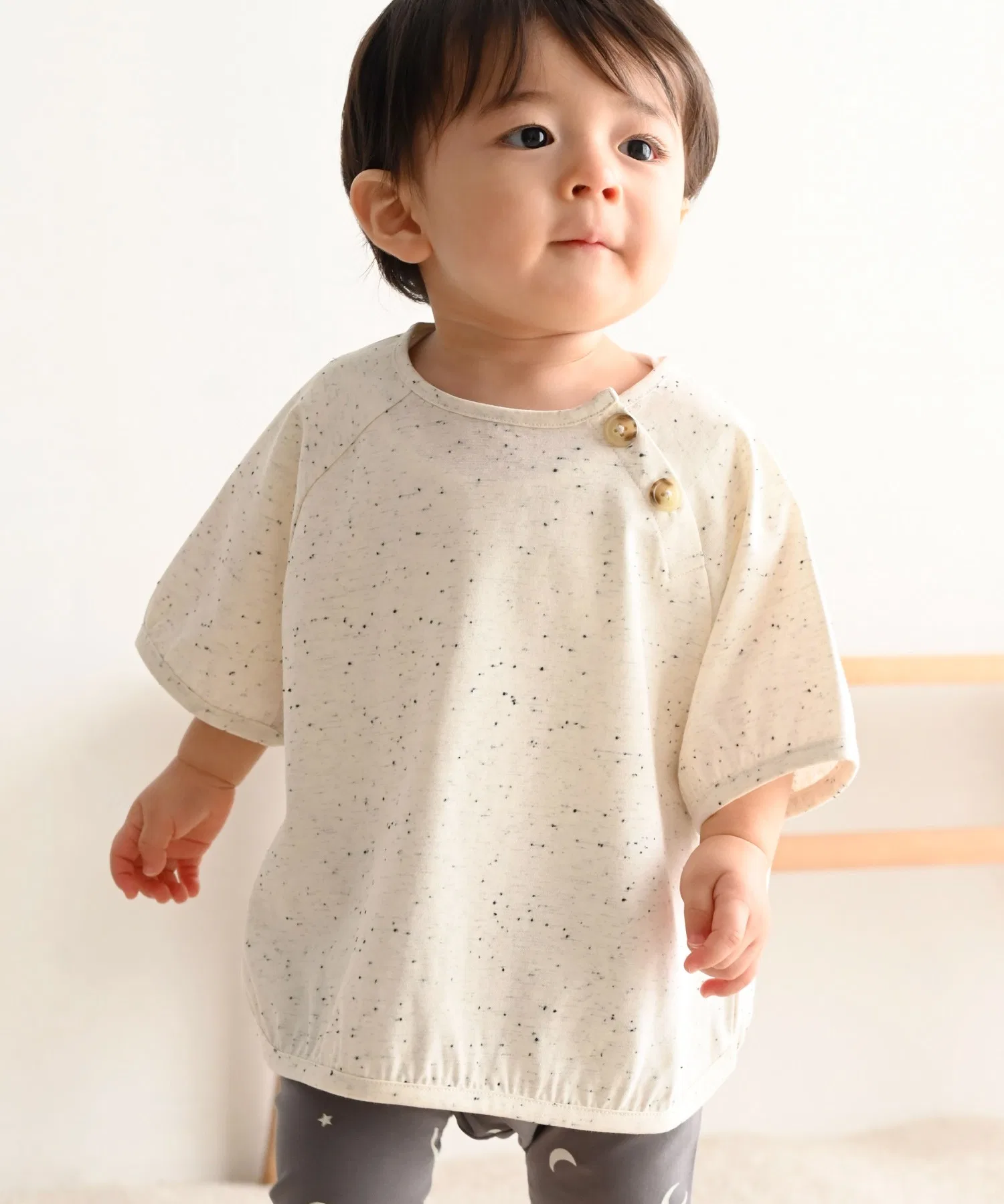 Детская футболка Raglan PUPPAPUPO Айвори