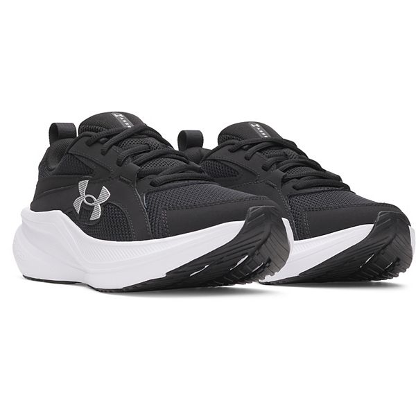 Кроссовки для бега Assert 11 Charged+ с шнуровкой Under Armour, Red Black Black — фото 4