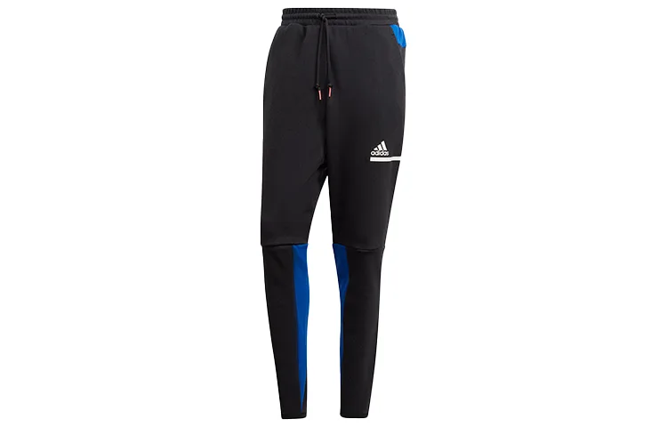 Adidas Вязаные спортивные штаны мужские черный синий мультиколор