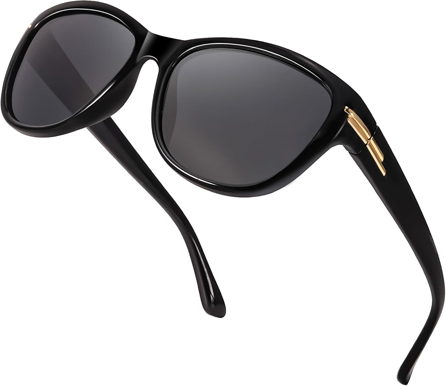 

Поляризованные солнцезащитные очки SIPHEW для женщин, модные классические солнцезащитные очки с защитой UV400 для использования на открытом воздухе и вождения, S3-black/Grey