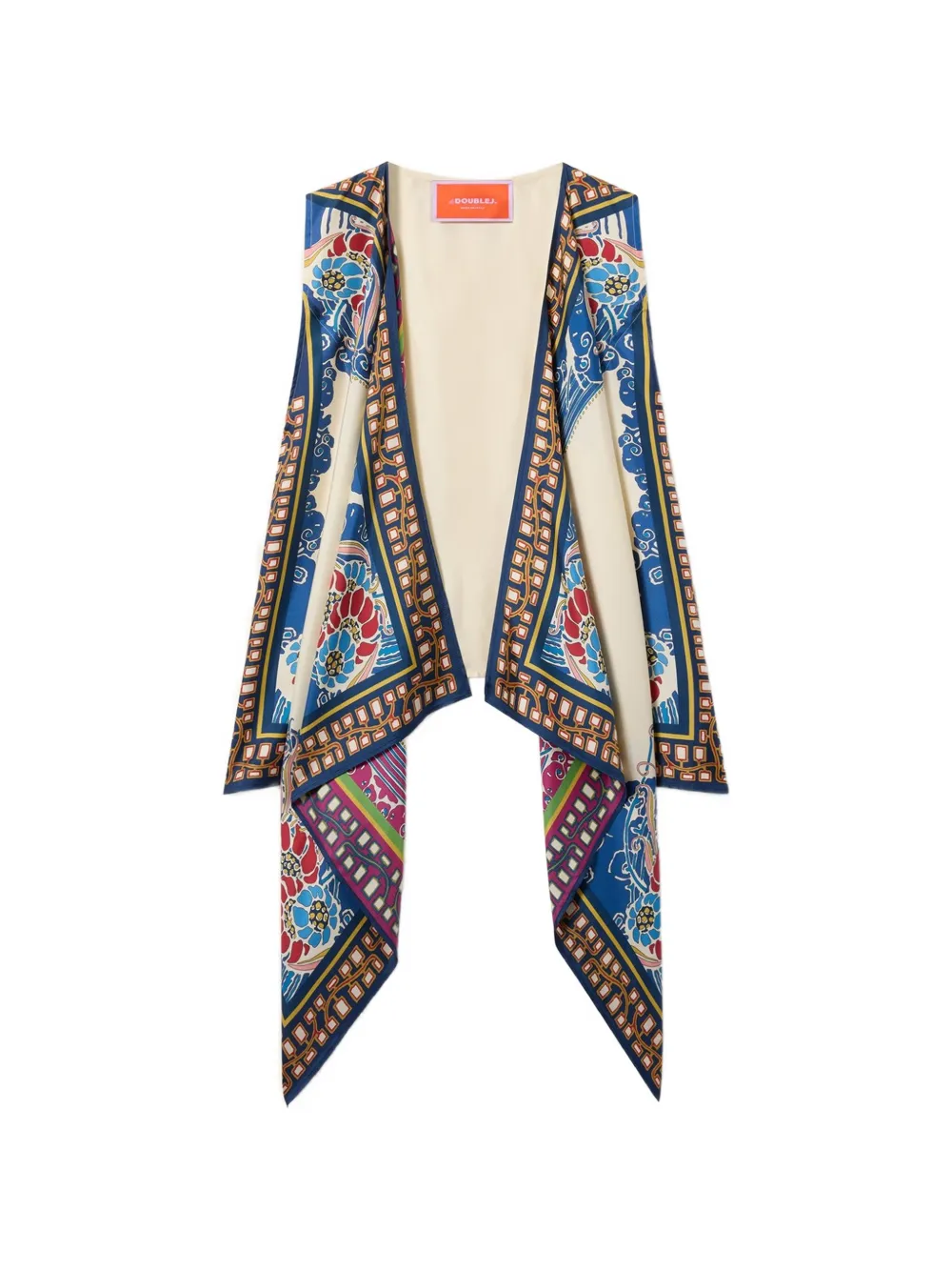 

Жилет с открытой передней частью и шарфом La Doublej, бежевый