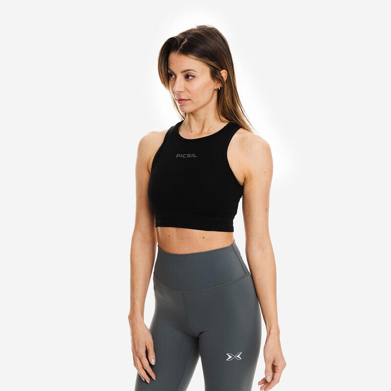 

Женский приталенный топ Picsil PICSIL SPORT, цвет negro
