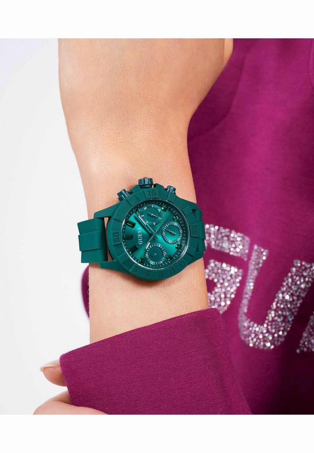 

Часы GUESS, зеленый