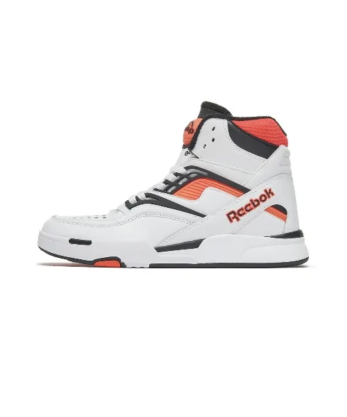 Унисекс высокие кожаные кроссовки Reebok TWILIGHT ZONE PUMP белые — фото 3