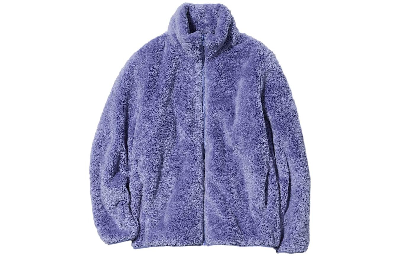 

Бархатная куртка женская фиолетовая Uniqlo