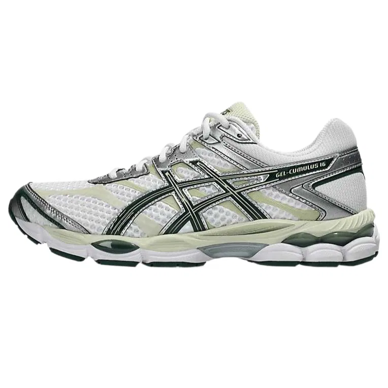 Кроссовки для тренировок ASICS Gel Cumulus 16 White/Forest Night