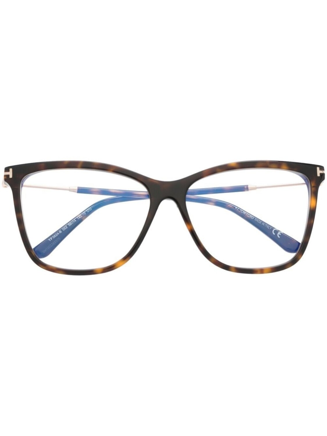 

TOM FORD Eyewear очки в квадратной оправе, коричневый