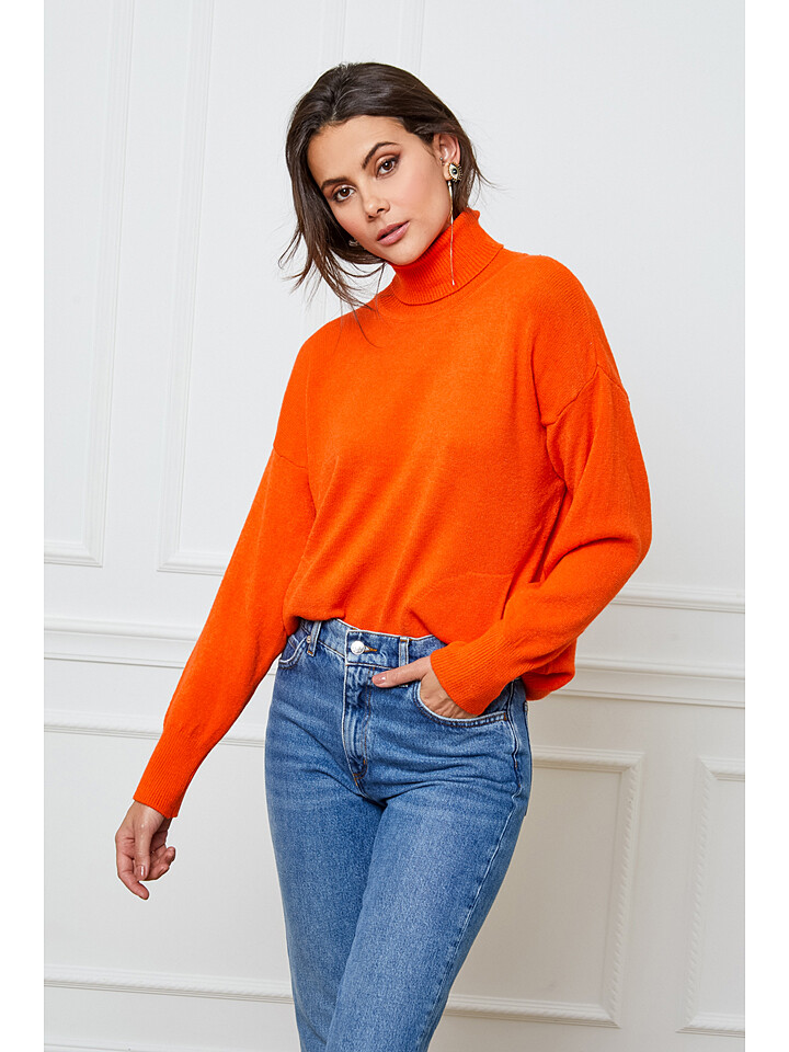 

Свитер So Cachemire Rollkragen Elona, оранжевый